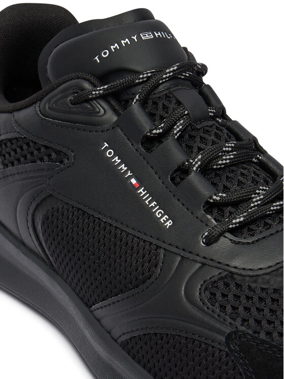 Tommy Hilfiger Tommy Hilfiger Sneakers Lightweight Runner Monocolor FM0FM05928 Schwarz