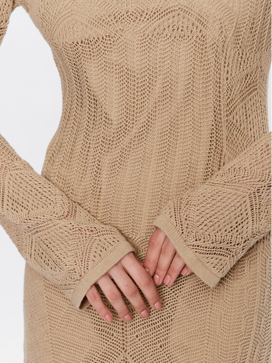 Herskind Herskind Vestito da giorno Kennedy 4740921 Beige Slim Fit