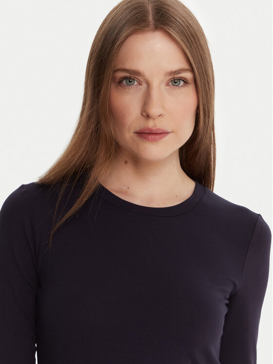 Weekend Max Mara Weekend Max Mara Blusa Multie 2525946012 Blu scuro Slim Fit