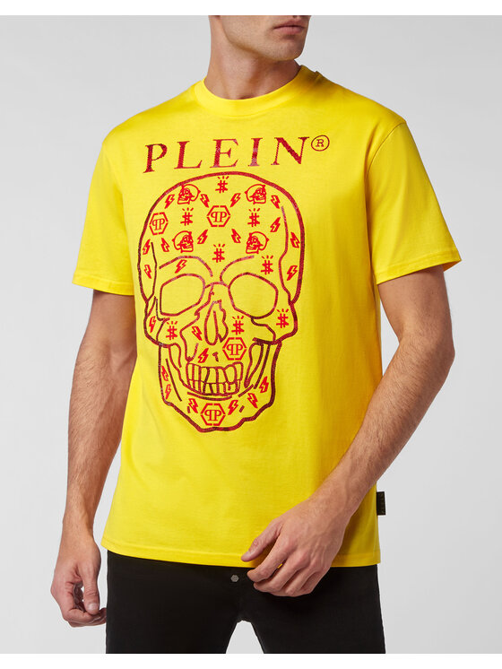 PHILIPP PLEIN PHILIPP PLEIN T-Shirt 177 Žlutá Regular Fit