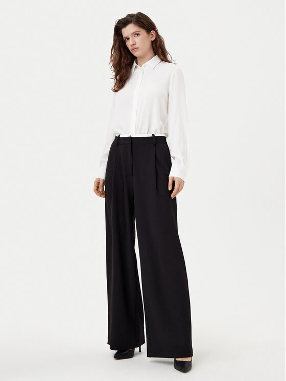Motivi Motivi Palazzo hlače P126W000745N Crna Wide Leg