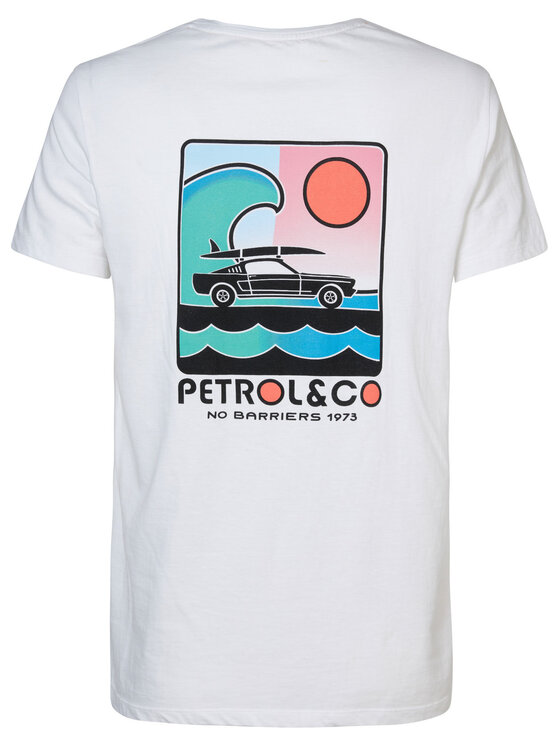 Petrol Industries Petrol Industries T-Shirt M-1030-TSR686 Weiß Regular Fit