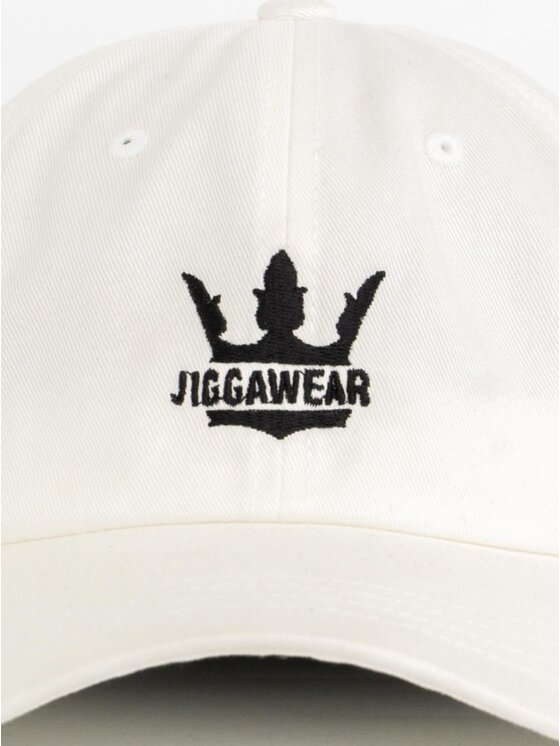 Jigga Wear Jigga Wear Czapka z daszkiem Czapka Z Daszkiem Baseball Biała / Czarna Jigga Wear Crown Haft uni Biały