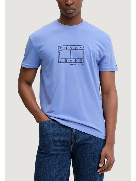 Tommy Jeans Tommy Jeans T-shirt DM0DM22317 Blu Casual Fit