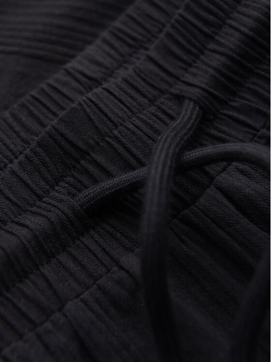 Ombre Ombre Szorty materiałowe OM-SRCS-0209 Czarny Regular Fit