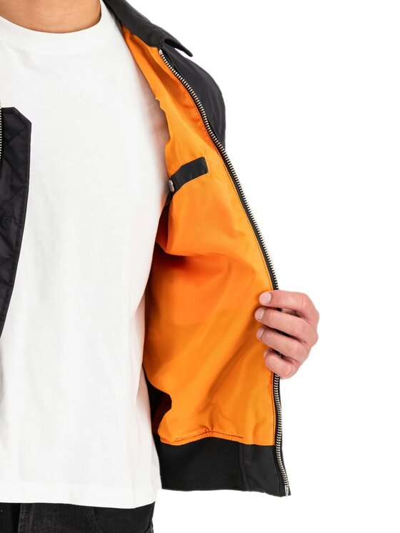 Alpha Industries Alpha Industries Prechodná bunda AI.266101 Čierna Slim Fit