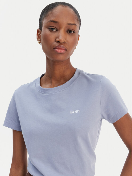 BOSS BOSS Футболка Esogo 50506973 Голубий Slim Fit