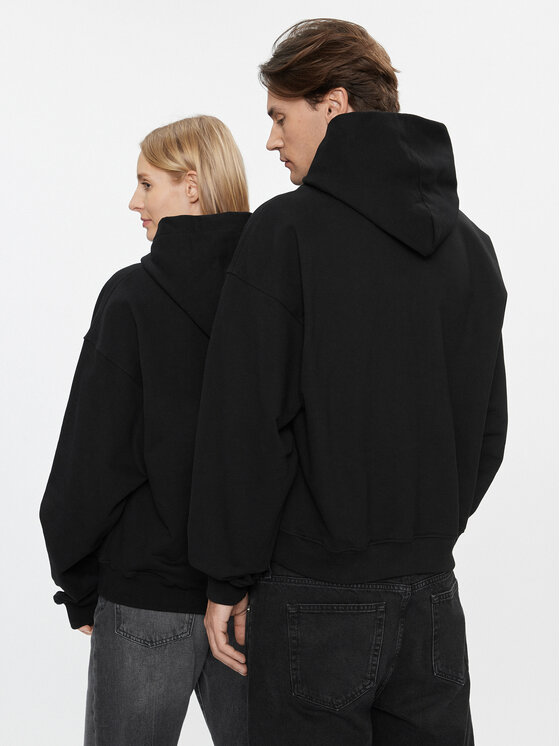 2005 2005 Bluza Unisex Hot Dogs Czarny Oversize