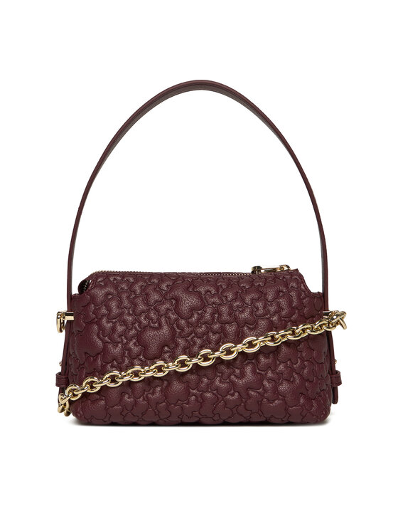 TOUS TOUS Handtasche Puffy Bear 2002305021 Dunkelrot