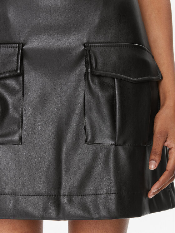 Vero Moda Vero Moda Gonna di pelle Sof 10299436 Nero Regular Fit