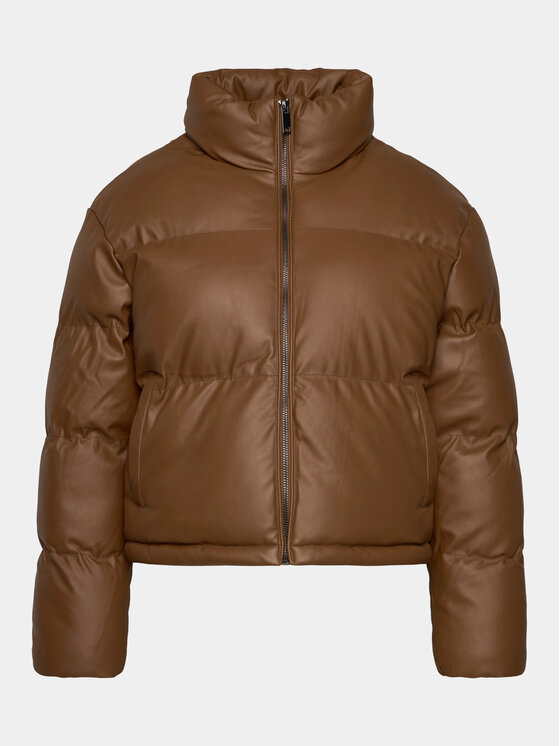 Brave Soul Prechodná bunda LJK-TROPICTAN Hnedá Regular Fit