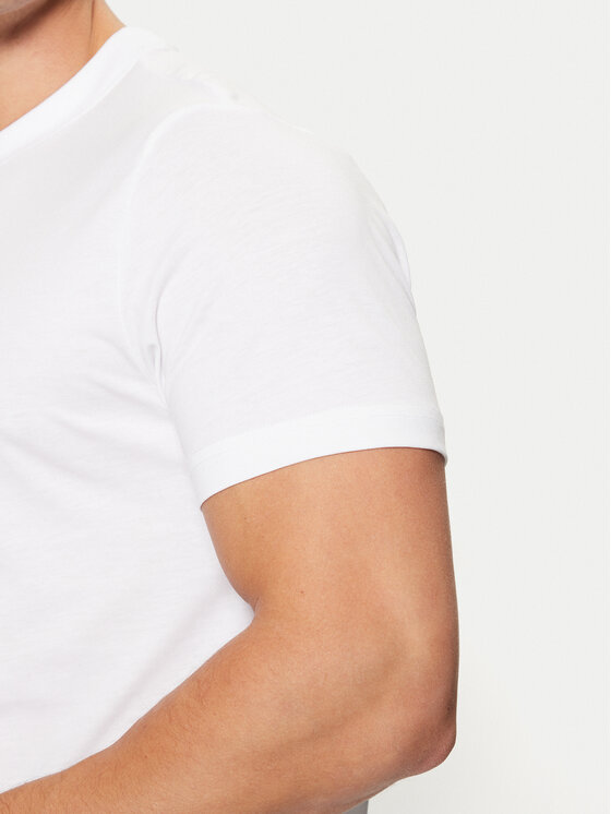 Karl Lagerfeld Jeans Karl Lagerfeld Jeans T-Shirt A1M17112 Bílá Slim Fit