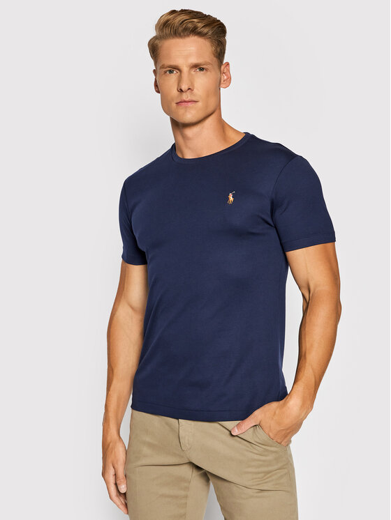 Polo Ralph Lauren T-shirt 710740727 Tamnoplava Slim Fit