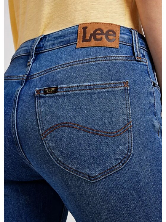 Lee Lee Jeansy ELLY Niebieski Slim Fit