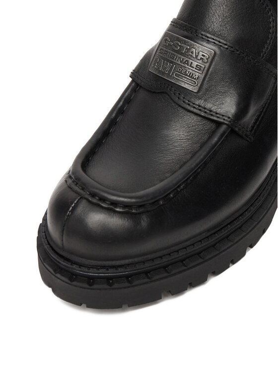 G-Star Raw G-Star Raw Loafersy EO-DOLUNAY-25FW05 Czarny