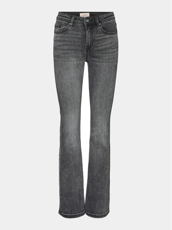 Vero Moda Vero Moda Jeansy Flash 10303196 Szary Flared Fit