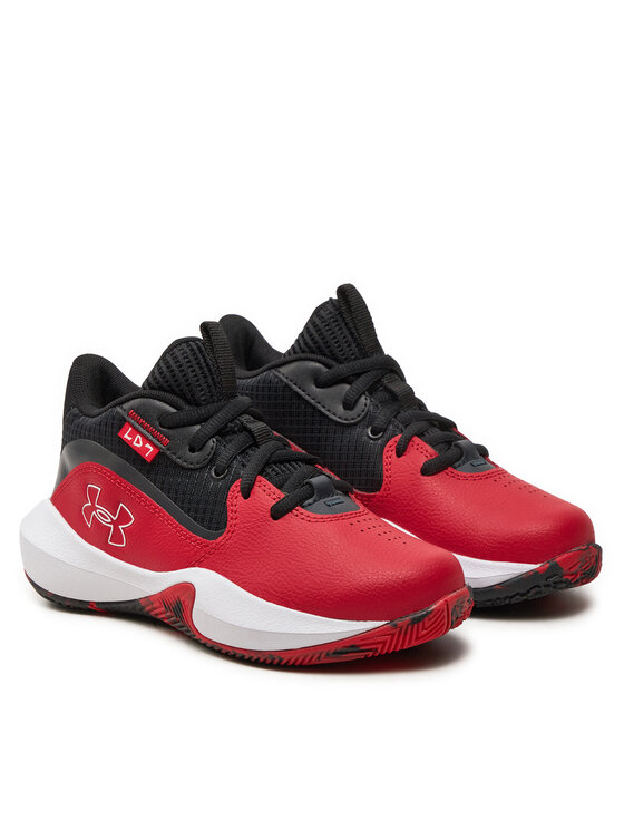 Under Armour Under Armour Обувки за баскетбол Pre-School UA Lockdown 7 3028514 Червен