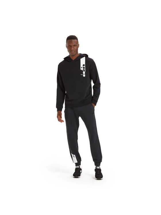 Diadora Diadora Bluza DIADORA HOODIE ICON Czarny Regular Fit