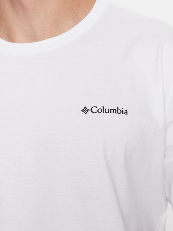 Columbia Columbia T-Shirt North Cascades™ Short Sleeve Tee Biały Regular Fit