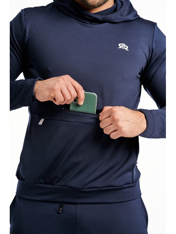 ROUGH RADICAL ROUGH RADICAL Bluza SNAPPY Granatowy Slim Fit