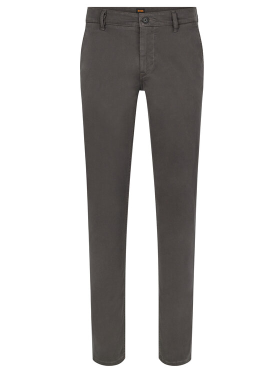 BOSS Boss Medžiaginės kelnės 50470813 Pilka Slim Fit