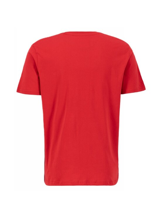 Alpha Industries Alpha Industries T-Shirt AI.100501-328-L Czerwony Regular Fit