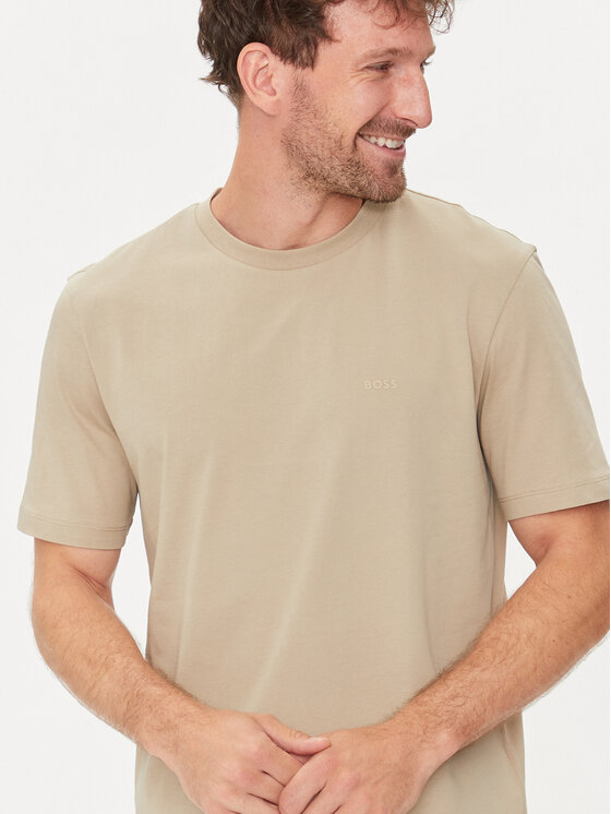 BOSS Boss T-Shirt Thompson 01 50468347 Beżowy Regular Fit