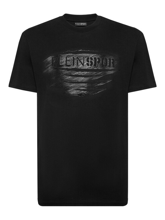 Plein Sport Plein Sport T-Shirt 13037 Czarny Regular Fit