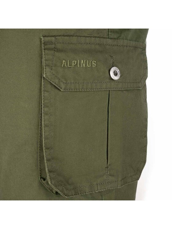Alpinus Alpinus Szorty sportowe Hekla Zielony Active Fit
