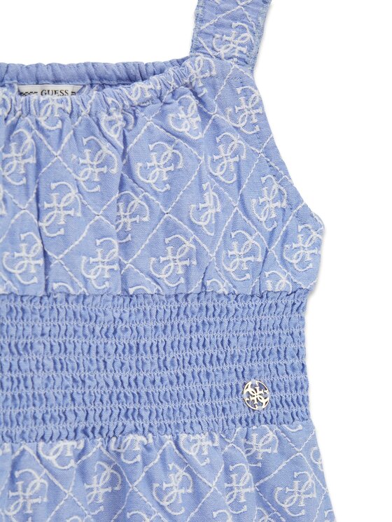 Guess Guess Každodenní šaty J6GK22 WR300 Světle modrá Regular Fit