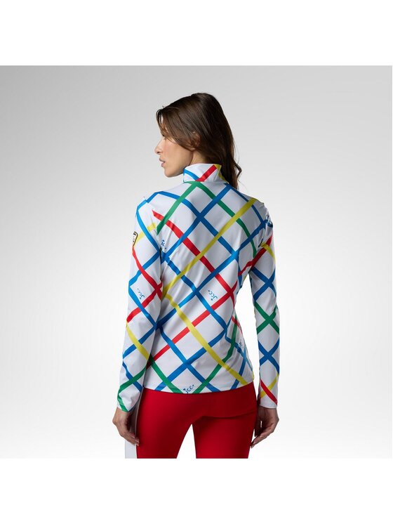 Rossignol Rossignol Bluza techniczna W Jcc Quarter Zip First Layer Kolorowy Slim Fit