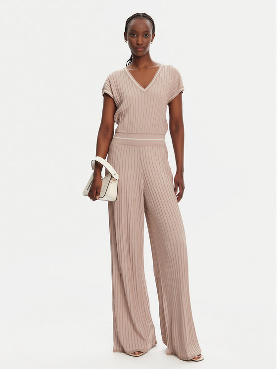 Liu Jo Sport Liu Jo Sport Jumpsuit TA5213 MS014 Beige Regular Fit