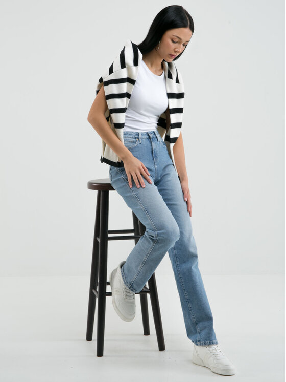 BIG STAR BIG STAR Jeansy MYRRA_113_190 Niebieski Straight Fit
