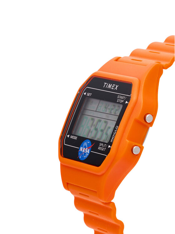 Timex Timex Часовник Main Street TW2Y13300 Оранжев