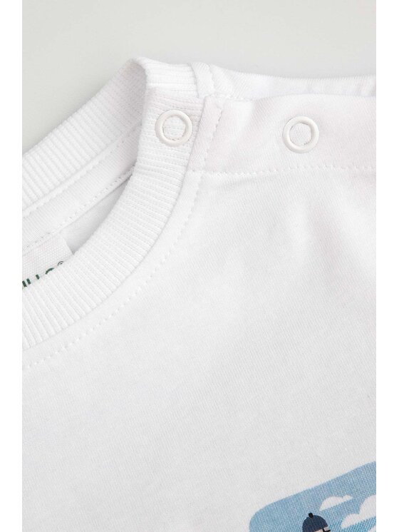 Coccodrillo Coccodrillo T-Shirt WC6143203NBN-001 Biały Regular Fit