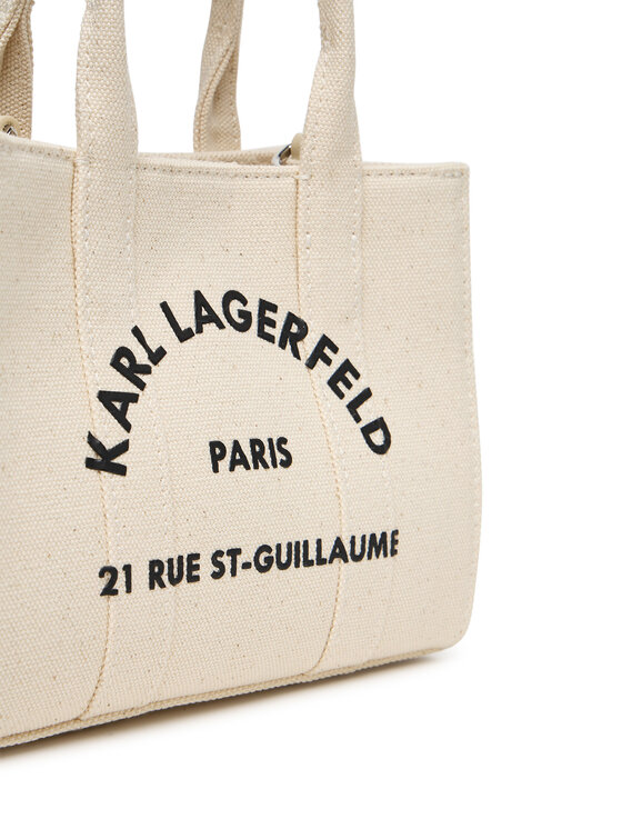KARL LAGERFELD KARL LAGERFELD Torbica A3W50118 Écru
