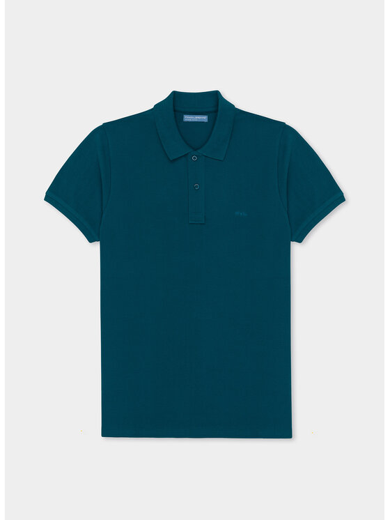 Pako Lorente Pako Lorente Polo P22SN-TX-001 Niebieski Classic Fit