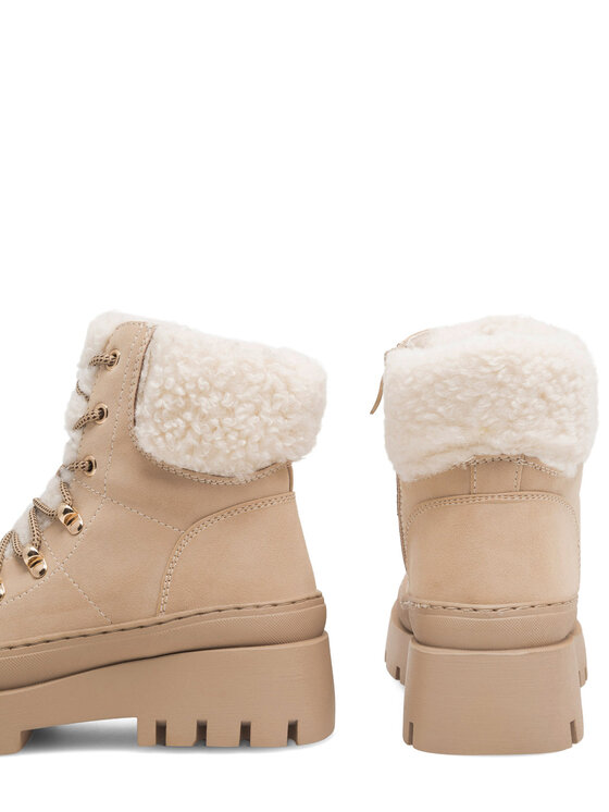 DeeZee DeeZee Μποτάκια QUEENIE WS6151-03 Μπεζ
