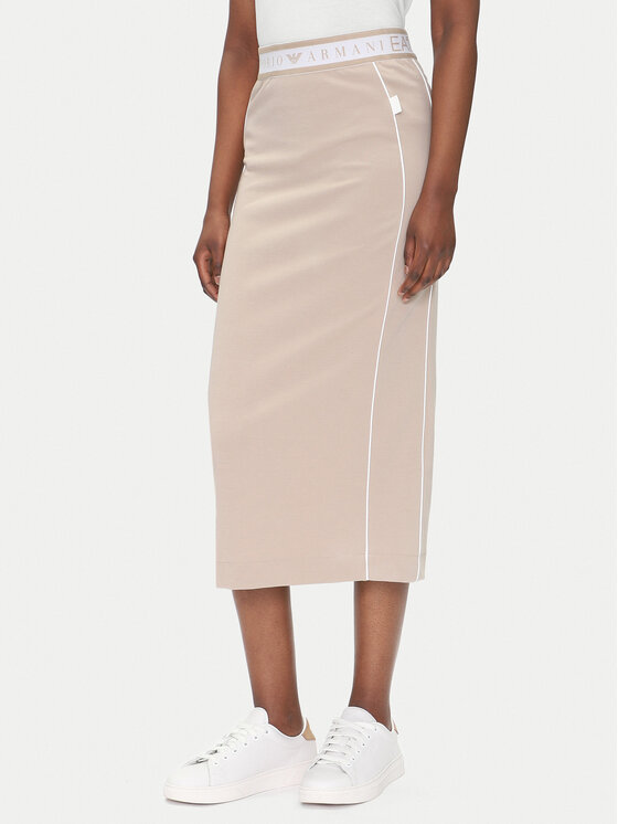 Spódnica midi EA7 Emporio Armani