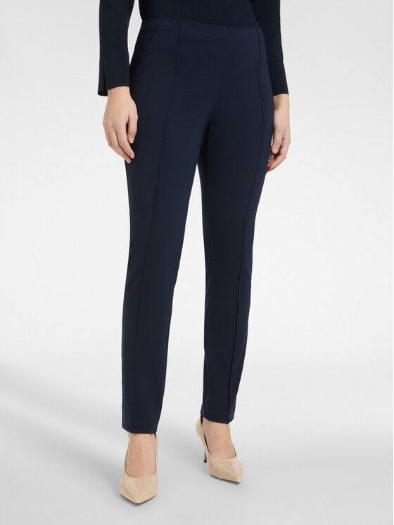 Elena Mirò Elena Mirò Pantaloni di tessuto P022Z200129N034 Blu Skin Fit