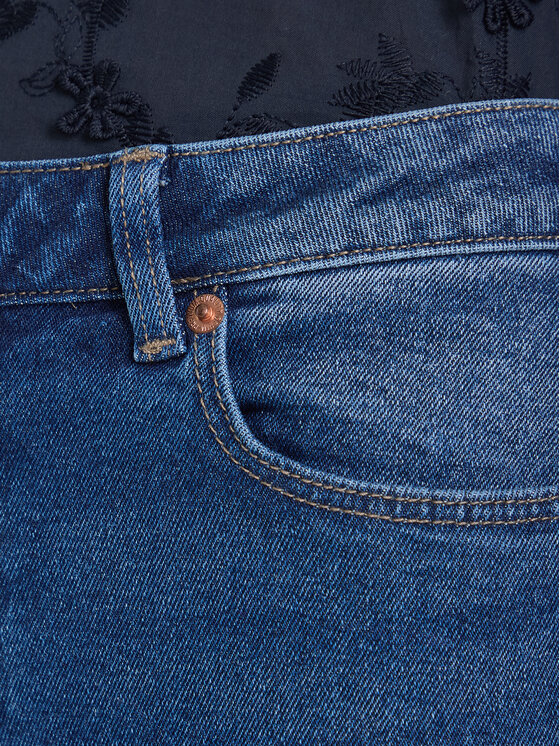 Vero Moda Vero Moda Džínsy Amara 10333585 Modrá Straight Fit