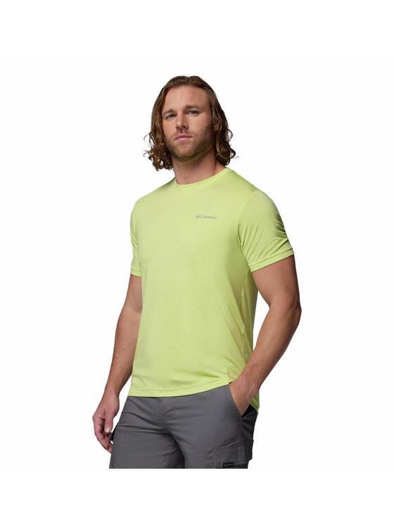 Columbia Columbia T-Shirt 216508 Żółty Regular Fit