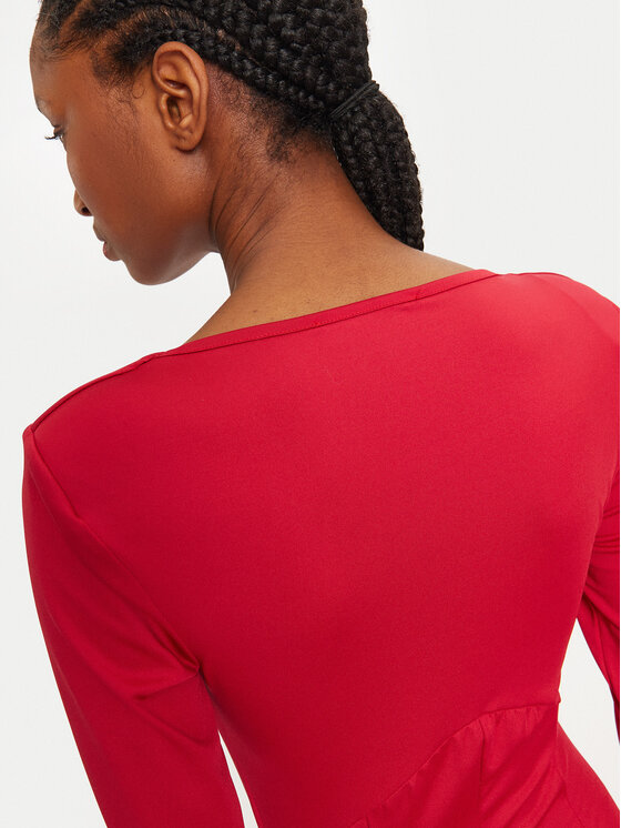 Rinascimento Rinascimento Večernja haljina 1000768771388 Crvena Regular Fit