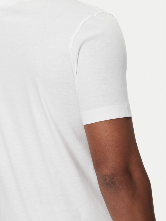 BOSS BOSS Tricou H-Tessler 17 50523931 Alb Slim Fit