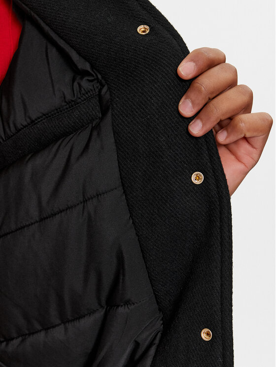 Tommy Jeans Tommy Jeans Bunda pro přechodné období Tjm Wool Varsity Bomber DM0DM17884 Černá Regular Fit