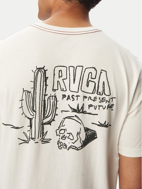 RVCA RVCA T-Shirt Deth Valley 23A351532 Λευκό Regular Fit