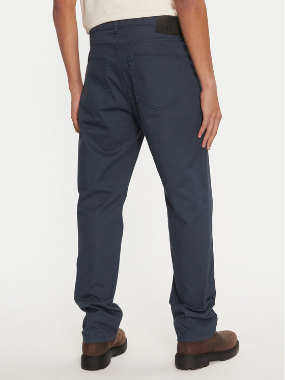 Calvin Klein Jeans Calvin Klein Jeans Spodnie materiałowe J30J326263 Niebieski Straight Fit