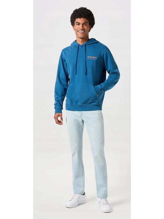 Wrangler Wrangler Jeansy Larston Niebieski jasny Slim Fit