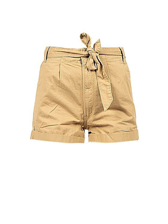 Pepe Jeans Pepe Jeans Szorty PL800987 | Kaylee Beżowy Regular Fit