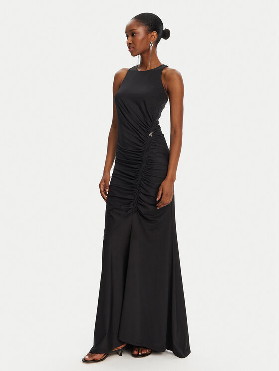 Patrizia Pepe Patrizia Pepe Estélyi ruha 2A2872/J294-K103 Fekete Regular Fit